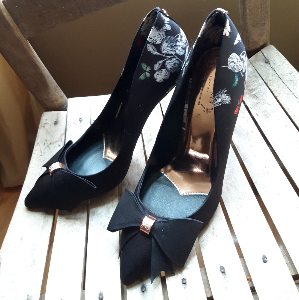 Ted Baker Butterflies Satin Pumps